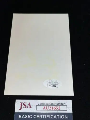 Autographed certificate of authenticity for Kevin Bass Houston Astros photo trading card