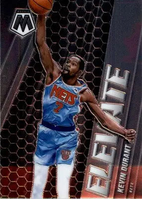 Kevin Durant - 2020-21 Panini Mosaic - #9 - Elevate Basketball - Basketball Card Single