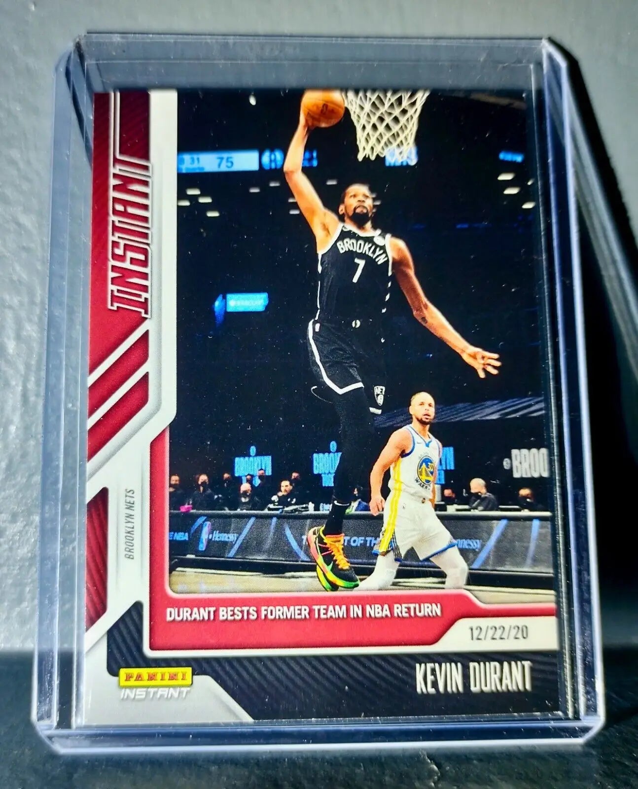 Kevin Durant 2020-21 Panini NBA Instant #22 Basketball Card 1 of 104 - Basketball Card Single