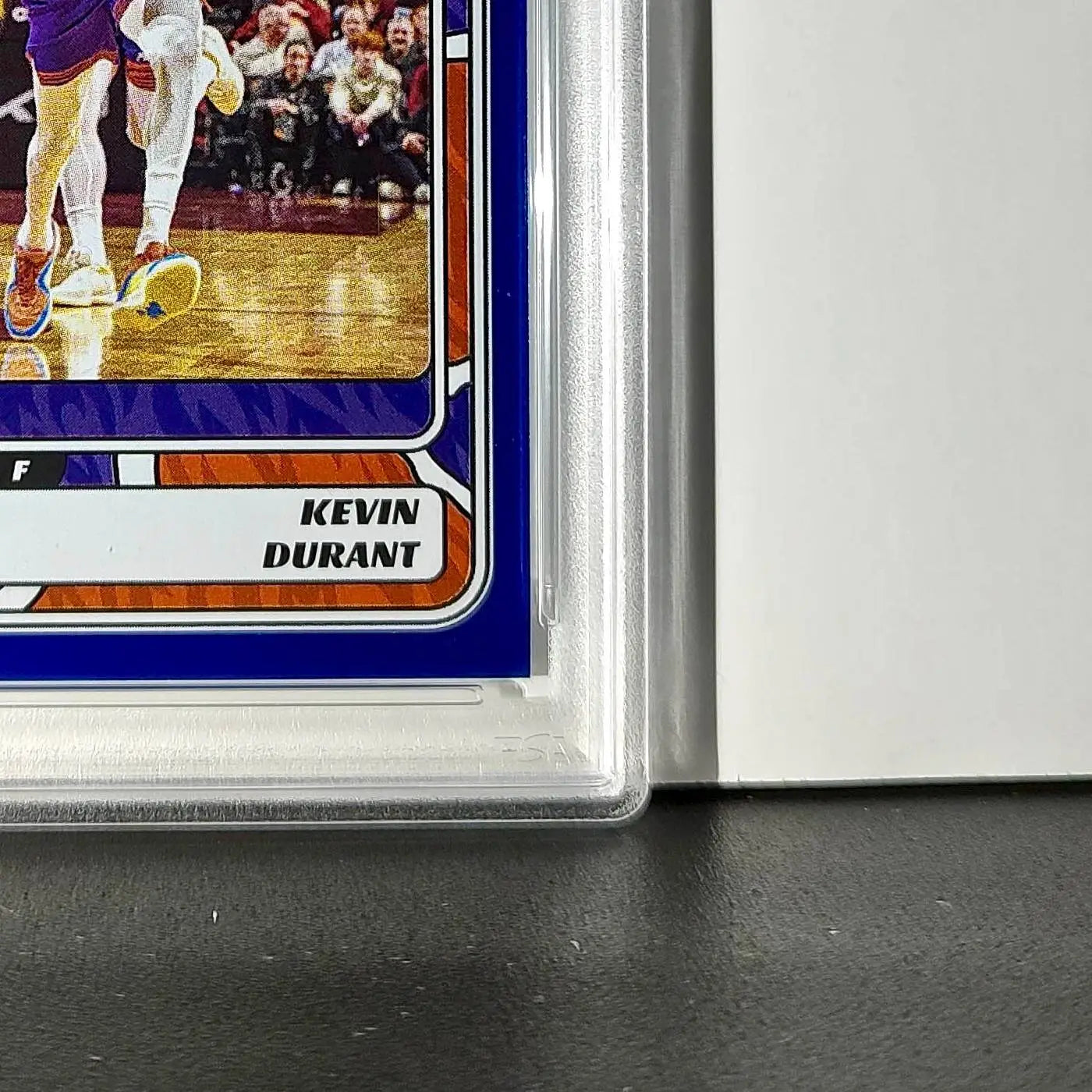 Kevin Durant 2024-25 Panini NBA #12 Sticker 204/215 Blue Foil PSA 8 NM-MT