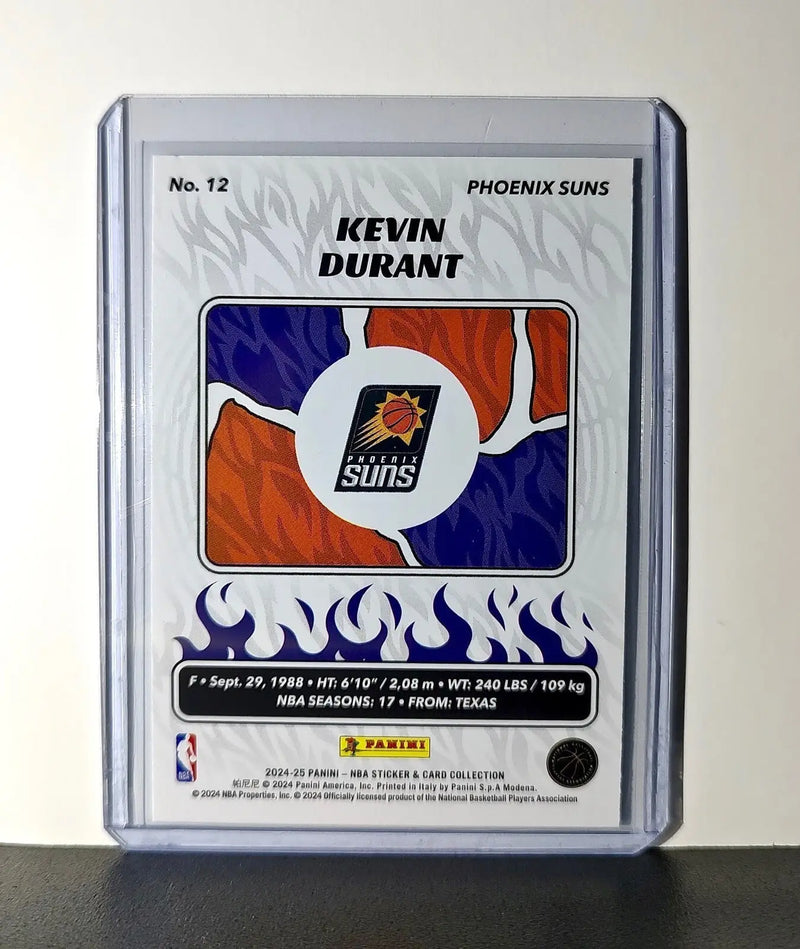Kevin Durant 2024-25 Panini NBA #12 Sticker Card Phoenix Suns - Basketball Card Single