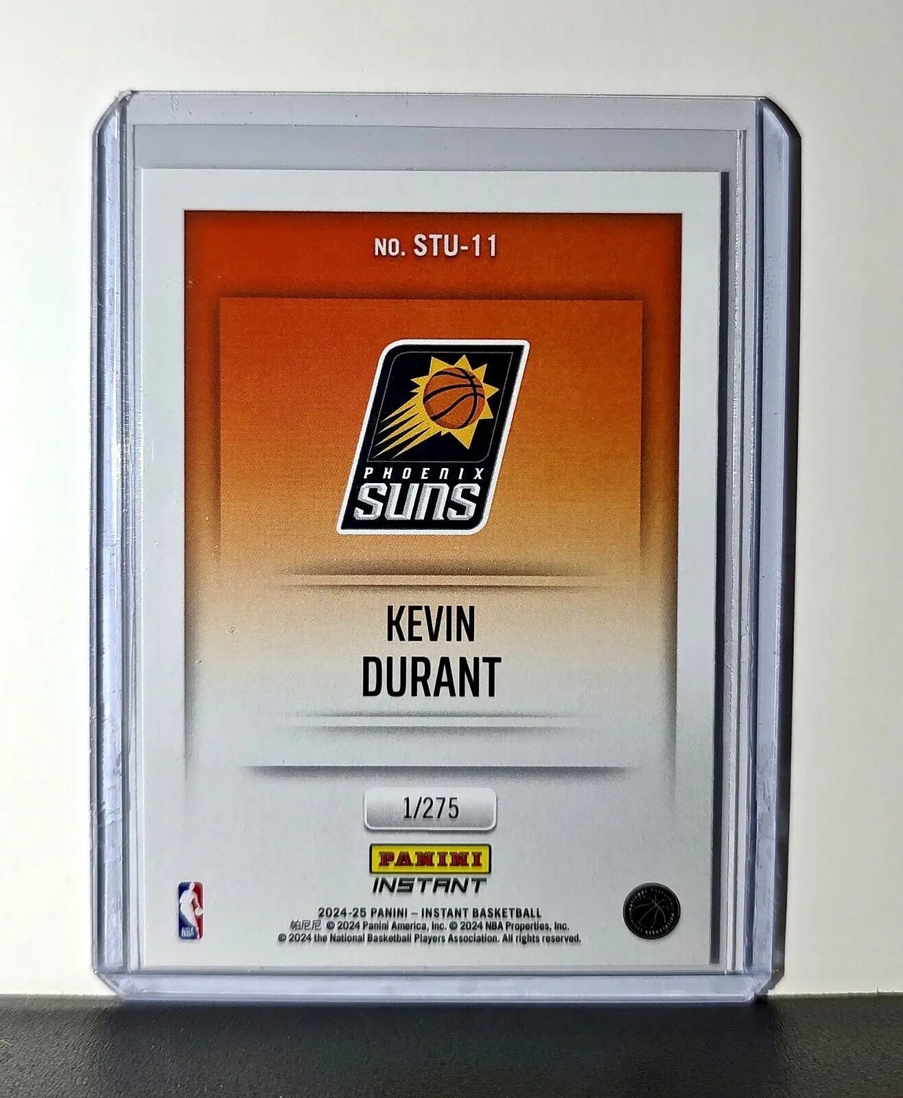 Kevin Durant 2024-25 Panini NBA Studio #11 Card Phoenix Suns 1/275 - Basketball Card Single