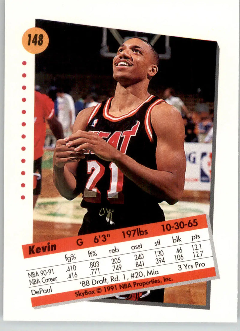 Kevin Edwards - 1991-92 SkyBox - #148 - Basketball - Basketball Card Single