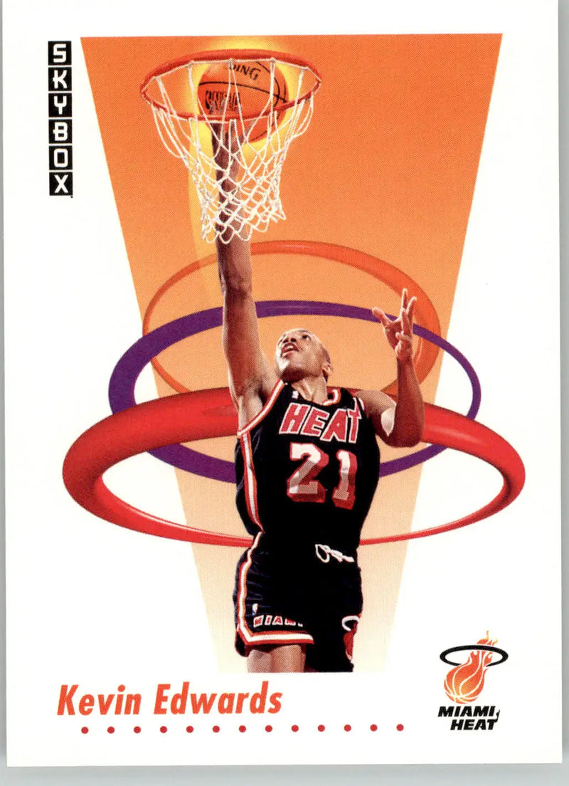 Kevin Edwards - 1991-92 SkyBox - #148 - Basketball - Basketball Card Single
