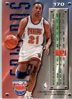 Kevin Edwards - 1995-96 Metal - #170 - Basketball - Basketball Card Single