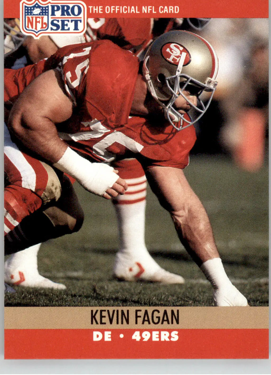 Kevin Fagan - 1990 Pro Set - #638 - RC Football - Football Card Single