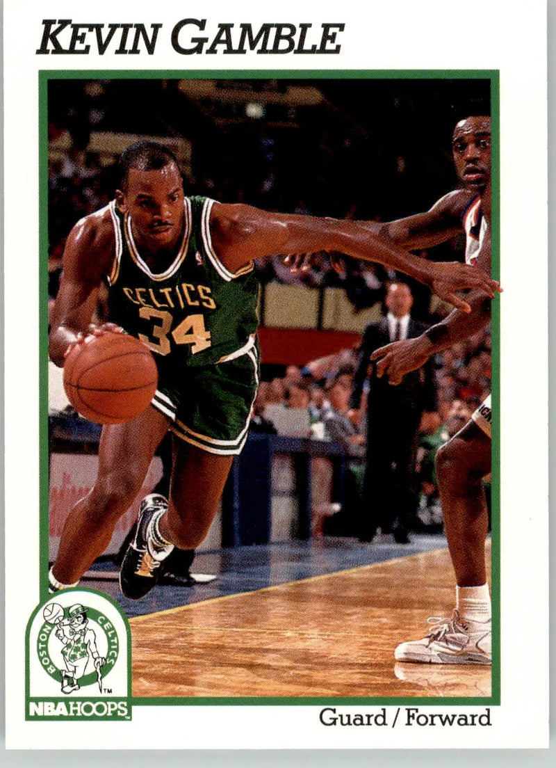 Kevin Gamble - 1991-92 Hoops - #11 - Basketball - Basketball Card Single