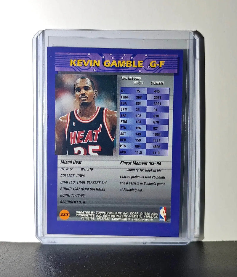 Kevin Gamble 1994-95 Topps Finest #327 Basketball Card