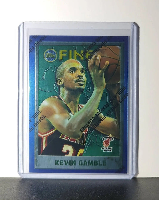 Kevin Gamble 1995-96 Topps Finest NBA #148 Card Miami Heat - Basketball Card Single