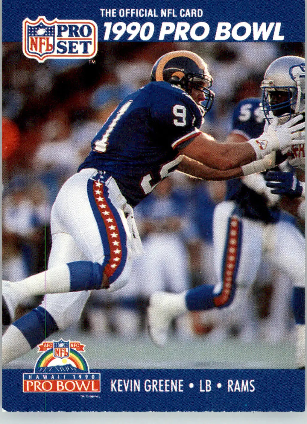 Kevin Greene - 1990 Pro Set - #392 - Football - Football Card Single
