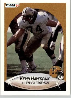 Kevin Haverdink - 1990 Fleer Update - #U-61 - Football - Football Card Single