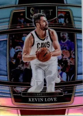 Kevin Love - 2021-22 Panini Select - #60 - Silver Prizms Basketball - Basketball Card Single