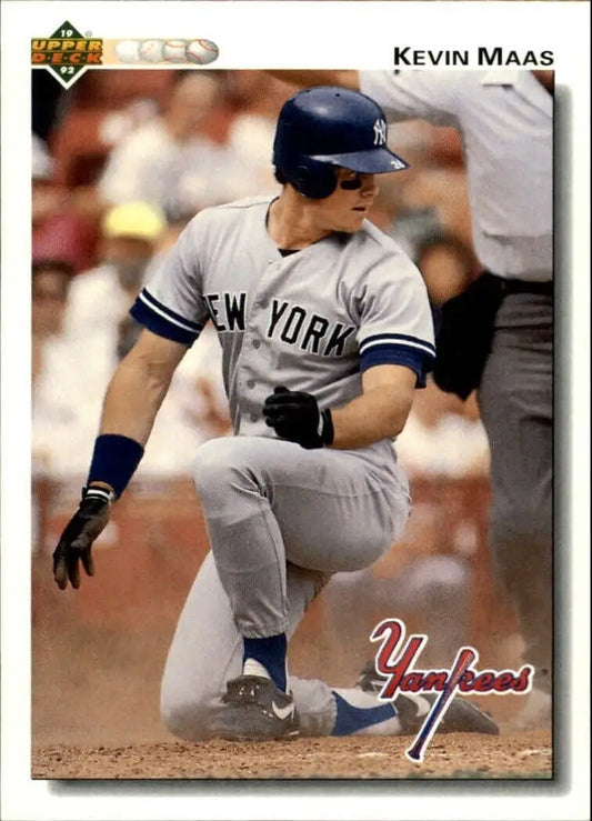 Kevin Maas 1992 Upper Deck MLB #377 Baseball Card New York Yankees - Baseball Card Single