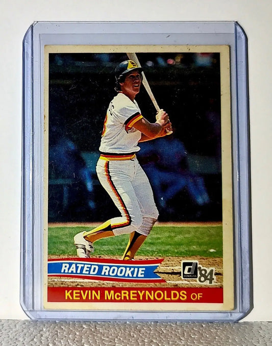 Kevin McReynolds 1984 Donruss #34 MLB Rated Rookie Card San Diego Padres - Baseball Card Single