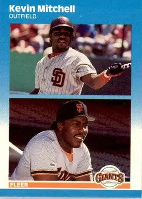 Kevin Mitchell - 1987 Fleer Update - #U-82 - Baseball - Baseball Card Single