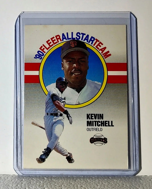 Kevin Mitchell 1990 Fleer MLB #6 All-Star Team Card San Francisco Giants - Baseball Card Single