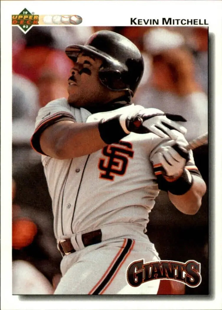 Kevin Mitchell 1992 Upper Deck MLB #266 Baseball Card San Francisco Giants - Baseball Card Single