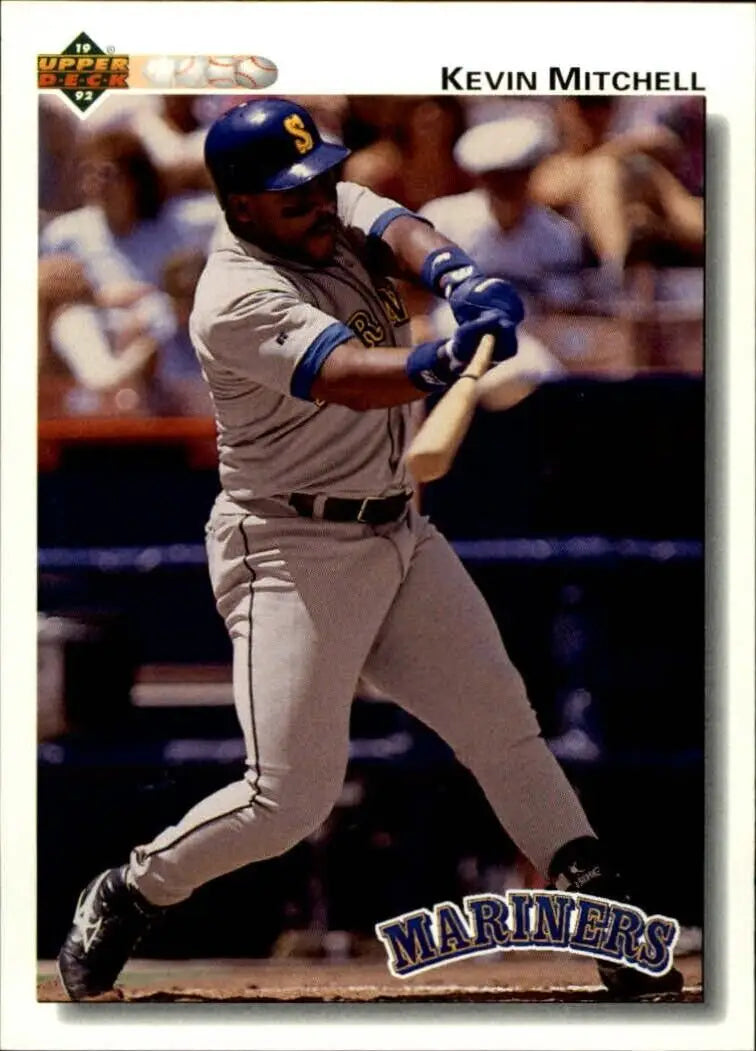 Kevin Mitchell 1992 Upper Deck MLB #735 Baseball Card Seattle Mariners