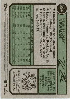 Kevin Newman - 2023 Topps Heritage - #624 - Baseball - Baseball Card Single