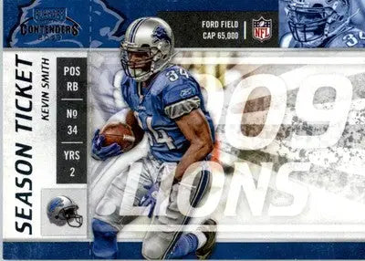 Kevin Smith - 2009 Playoff Contenders - #35 - Football - Football Card Single