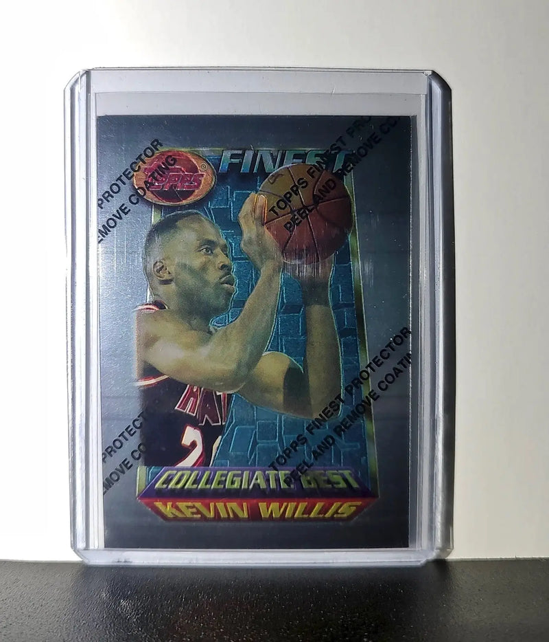 Kevin Willis 1994-95 Topps Finest #251 Collegiate Best