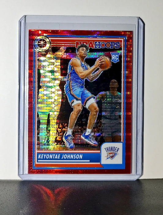 Keyontae Johnson 2023-24 Panini Premium NBA Hoops #170 Rookie Red Pulsar Prizm - Basketball Card Single