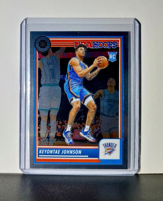 Keyontae Johnson 2023-24 Panini Premium Stock NBA Hoops #170 Card Rookie Thunder - Basketball Card Single