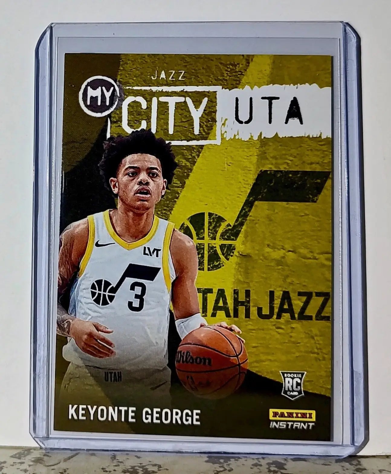 Keyonte George 2023-24 Panini NBA #19 MyCity Basketball Card Utah Jazz 1/543