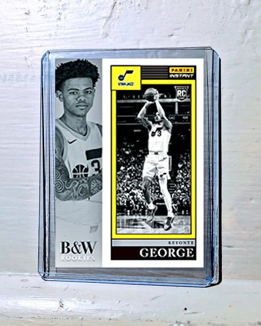 Keyonte George 2023-24 Panini NBA #4 Black and White Rookies Card 1/326 - Basketball Card Single