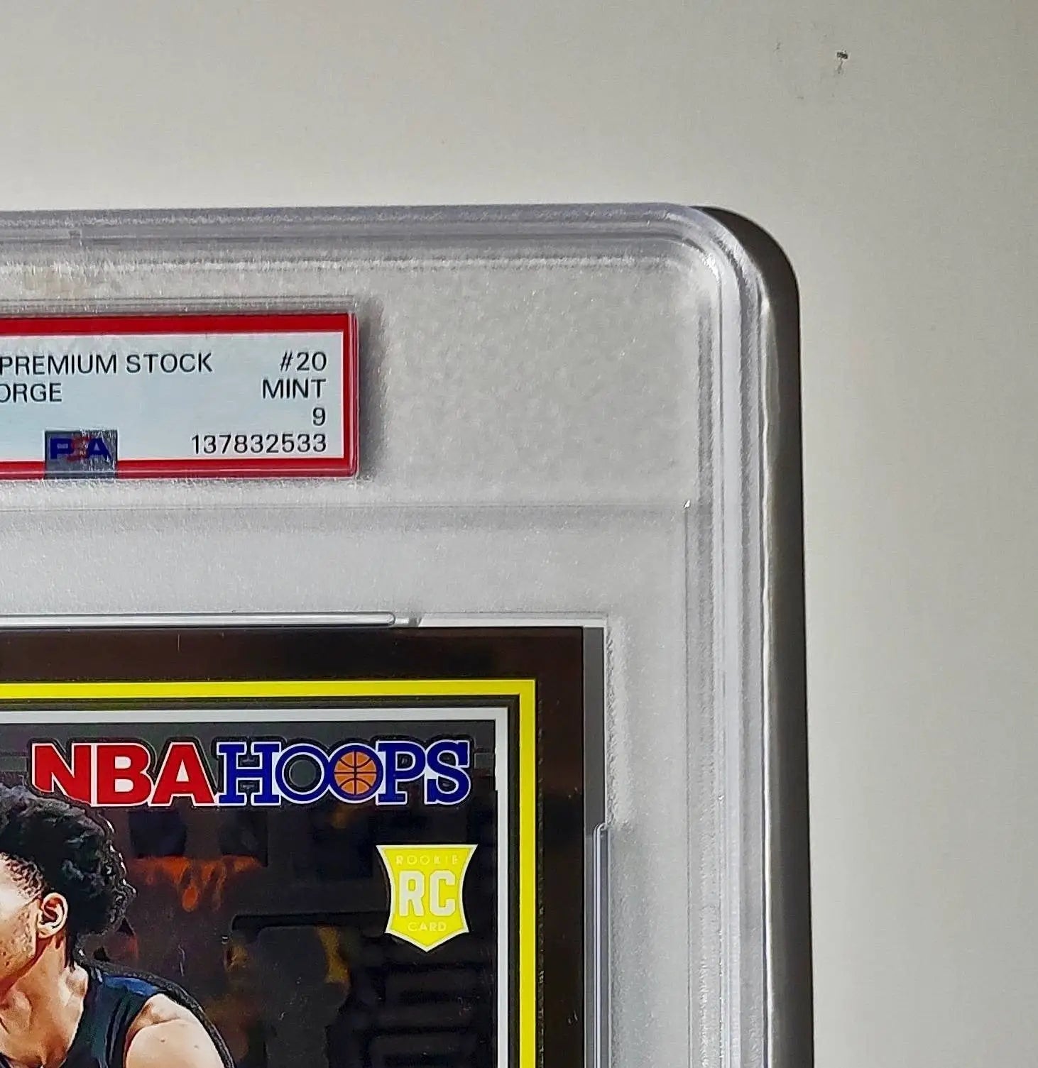 Keyonte George 2023 Panini Premium Stock NBA Hoops #20 Jumbo Rookie PSA 9 Mint - Basketball Card Single