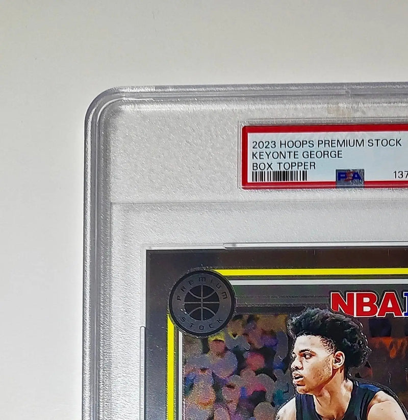 Keyonte George 2023 Panini Premium Stock NBA Hoops #20 Jumbo Rookie PSA 9 Mint - Basketball Card Single