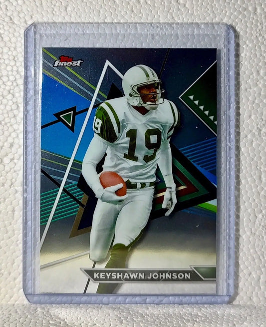 Keyshawn Johnson 2023 Topps Finest NFL #220 Football Card New York Jets - Football Card Single