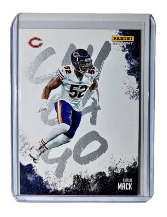 Khalil Mack 2020 Panini NFL Instant My City #17 Football Card 1 of 1275 - Football Card Single