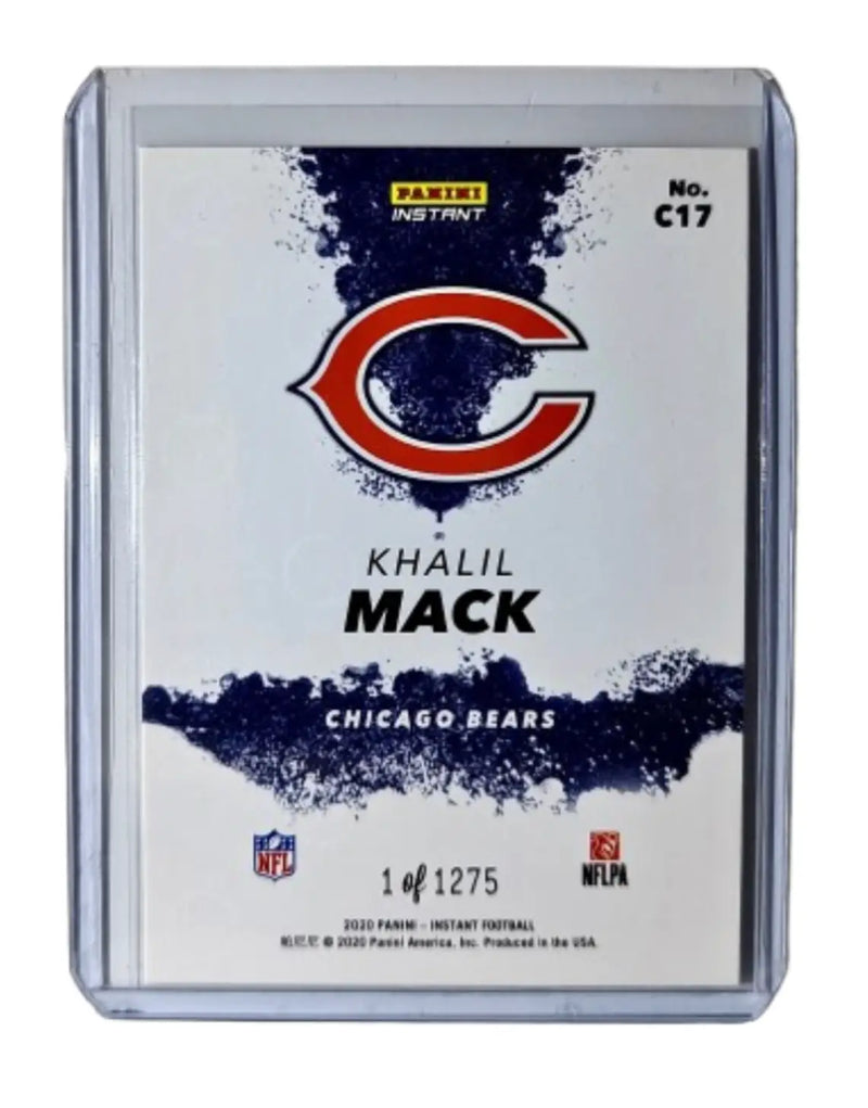 Khalil Mack 2020 Panini NFL Instant My City #17 Football Card 1 of 1275