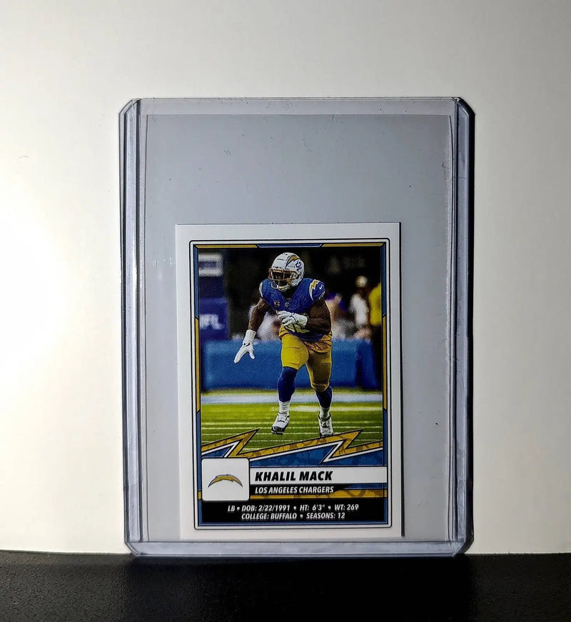 Khalil Mack 2025 Panini NFL #289 Sticker Los Angeles Chargers - Football Card Single