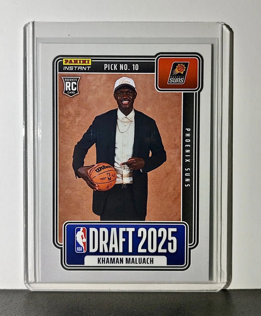 Khaman Maluach Rookie 2025-26 Panini NBA #10 Draft Night Card Phoenix Suns - Basketball Card Single
