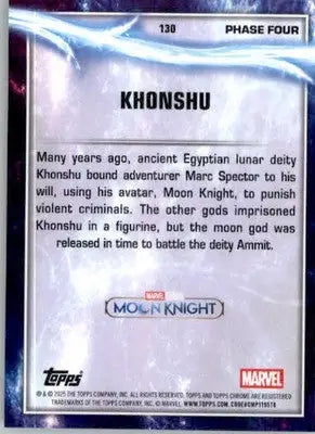 Khonshu - 2025 Topps Chrome Marvel Studios - #130 - Non_sport - Non-Sports Card Single