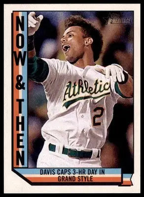 Khris Davis 2016 Topps Heritage Now & Then #NT-15 Oakland Athletics - Baseball Card Single