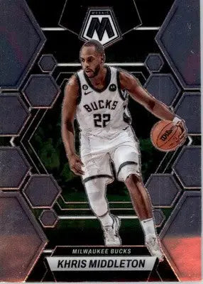 Khris Middleton - 2022-23 Panini Mosaic - #66 - Basketball - Basketball Card Single