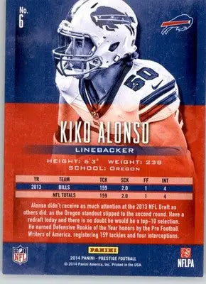Kiko Alonso - 2014 Panini Prestige - #6 - Football - Football Card Single
