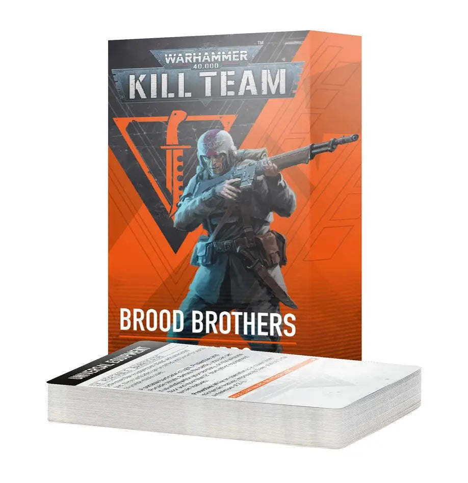 Warhammer Kill Team Brood Brothers Datacards set for Kill Team Brood gameplay