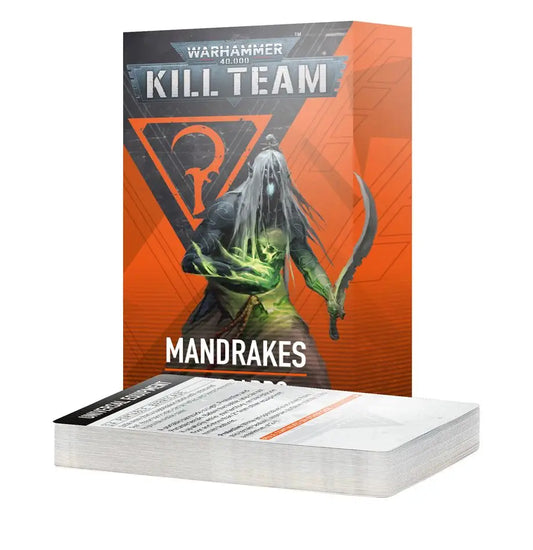 Kill Team Mandrakes Datacards set for Warhammer Kill Team with Mandrakes card deck