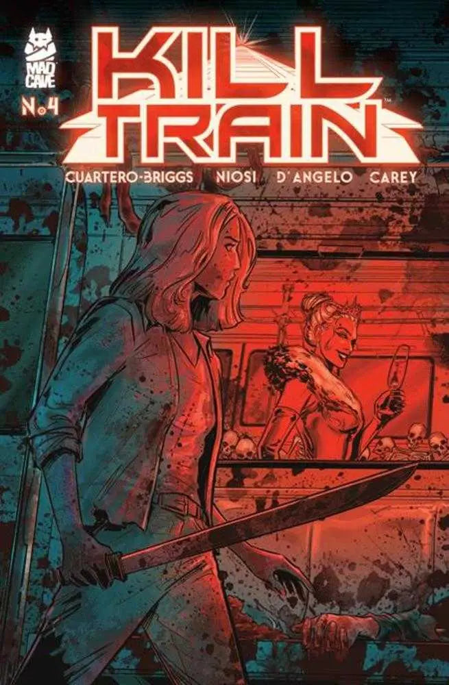 Comic book cover of Kill Train Issue 4 showcasing an existential threat scene