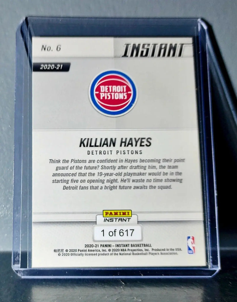 Killian Hayes 2020-21 Panini NBA Tip-Off #6 Basketball Card 1 of 617 - Basketball Card Single