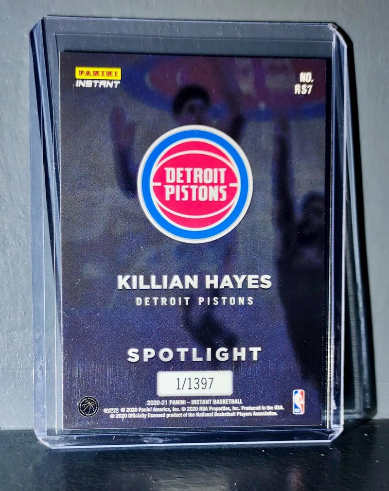 Killian Hayes Rookie Spotlight 2020-21 Panini NBA #7 Basketball Card 1 of 1397