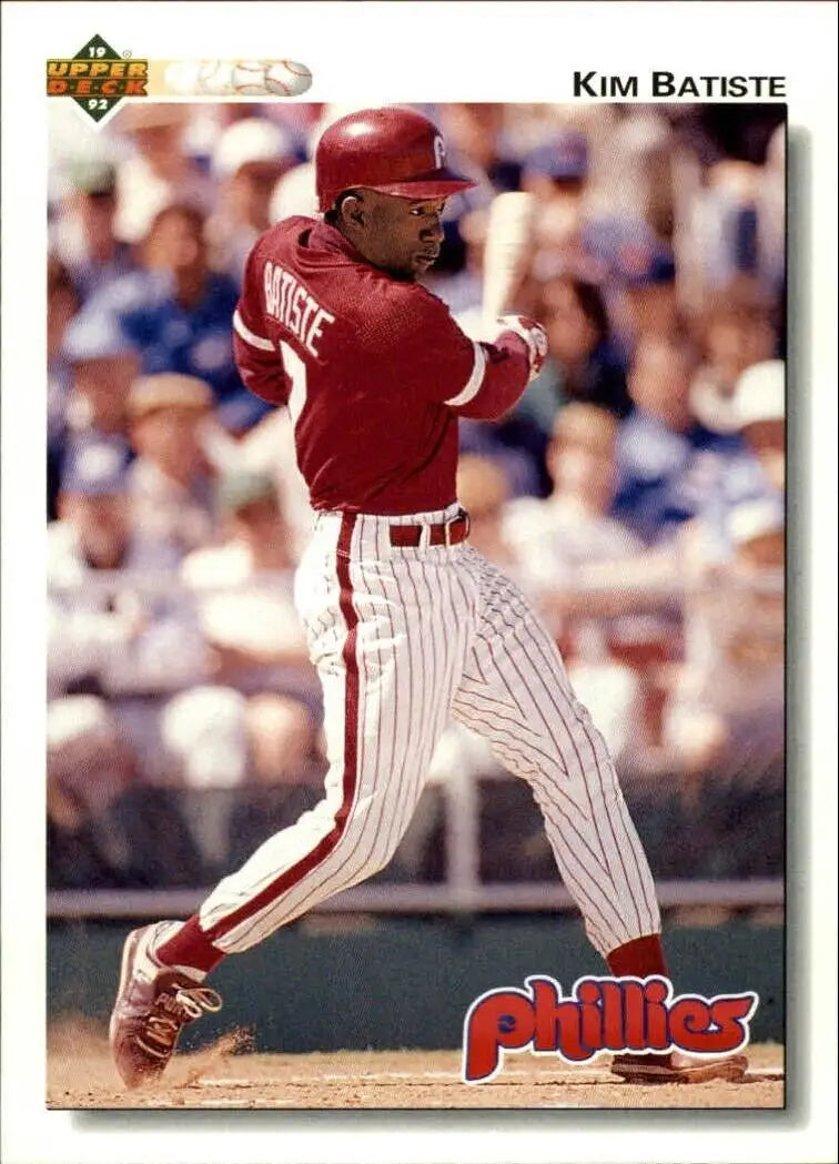 Kim Batiste 1992 Upper Deck MLB #422 Baseball Card Philadelphia Phillies