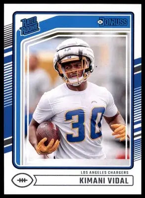 Kimani Vidal Rookie 2024 Donruss #355 Los Angeles Chargers - Football Card Single