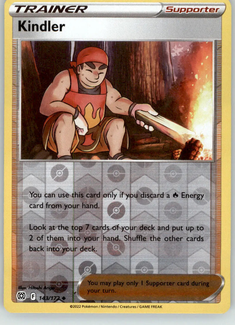 Kindler - Brilliant Stars - 143/172 - Reverse Holo LP Pokemon - Pokémon Card Single