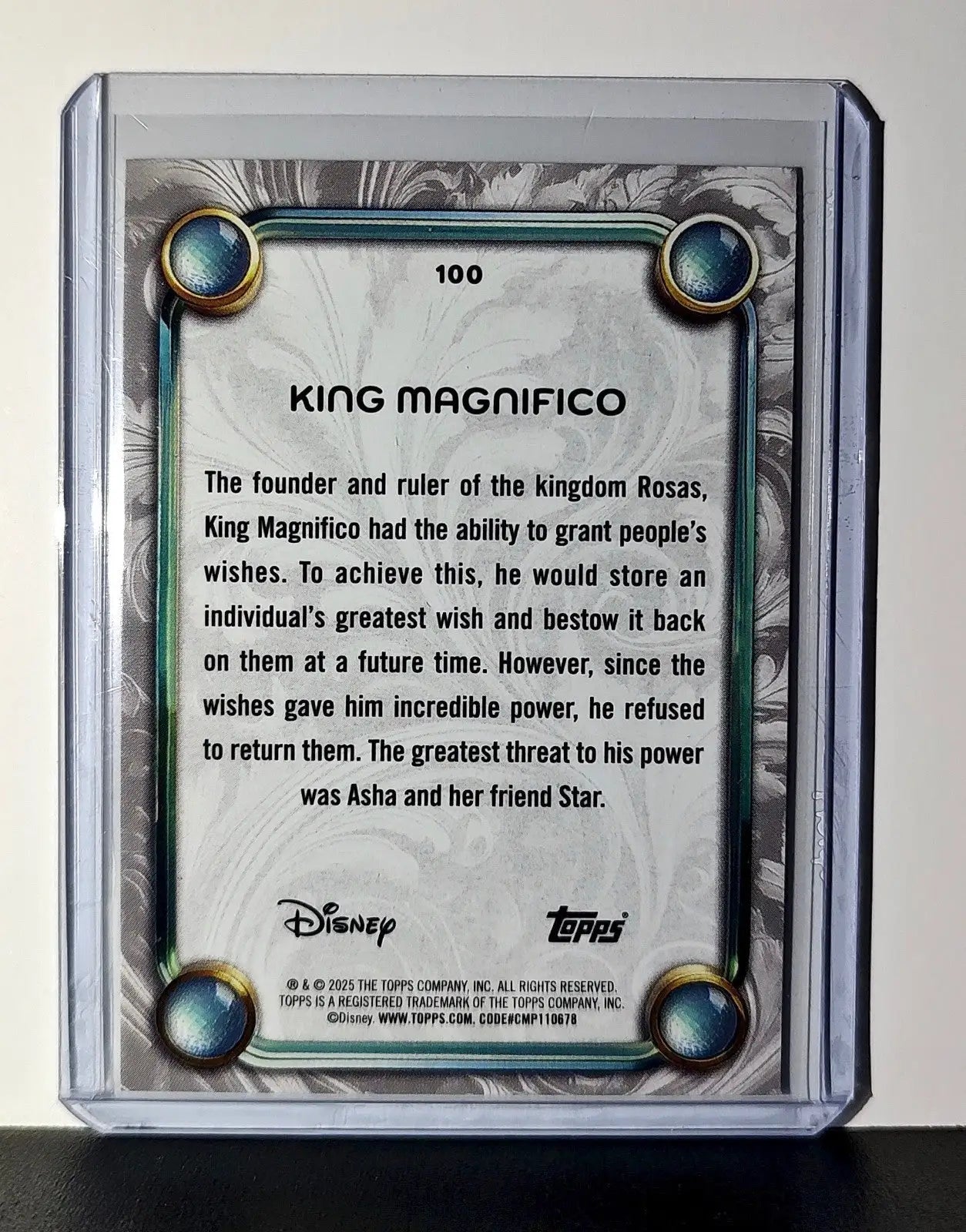King Magnifico 2025 Topps Disney Wonder #100 Card Wish - Non-Sports Card Single
