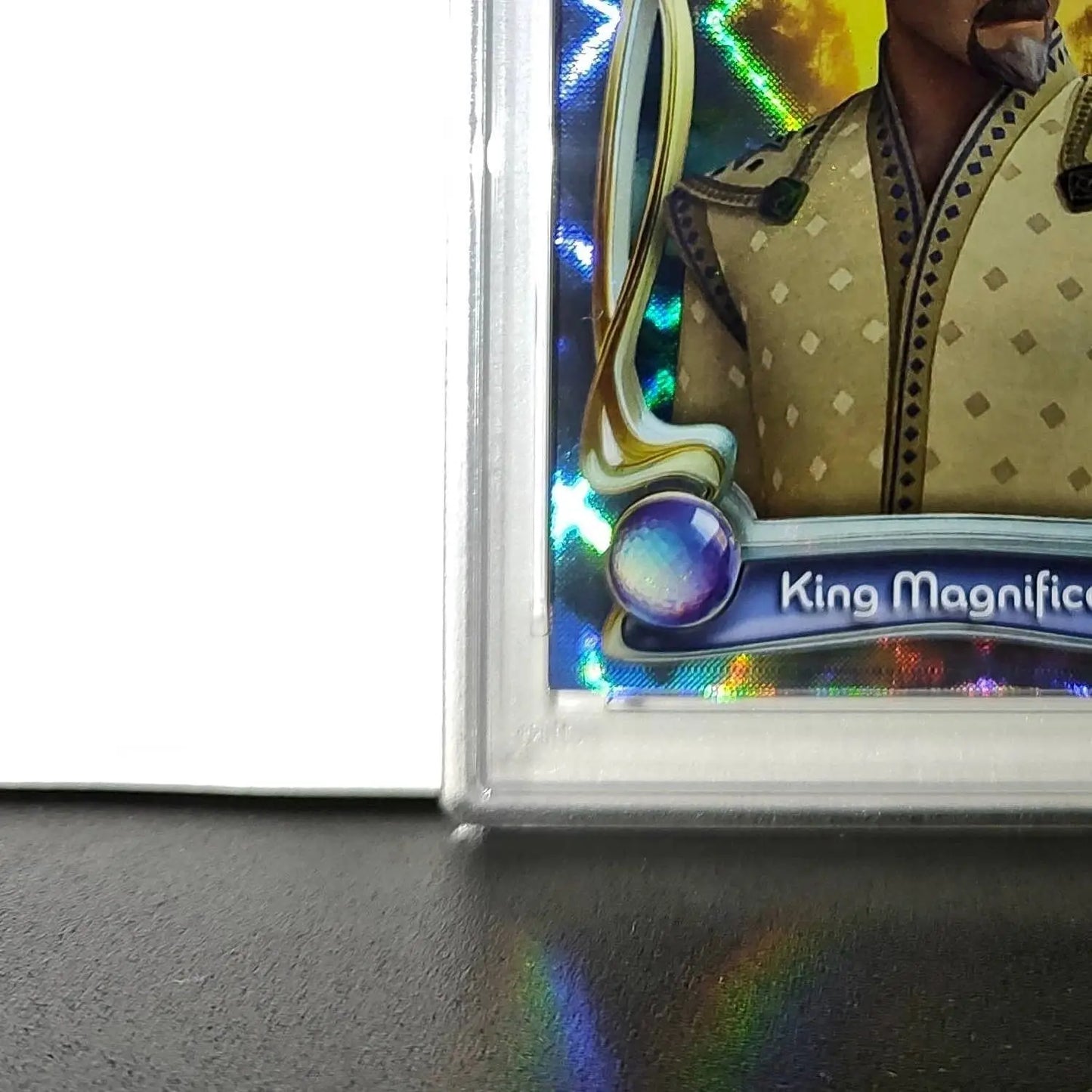 King Magnifico 2025 Topps Disney Wonder #100 Winter Variant Card Wish PSA 9 - Non-Sports Card Single